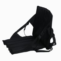 Magideal - Asientos De Kayak Con Respaldo, Silla Con Respaldo, Cómodo, Plegable, Duradero, Cojín De Asiento Plegado Para Deportes, Botes De Remos, Deportes Acuát Negro