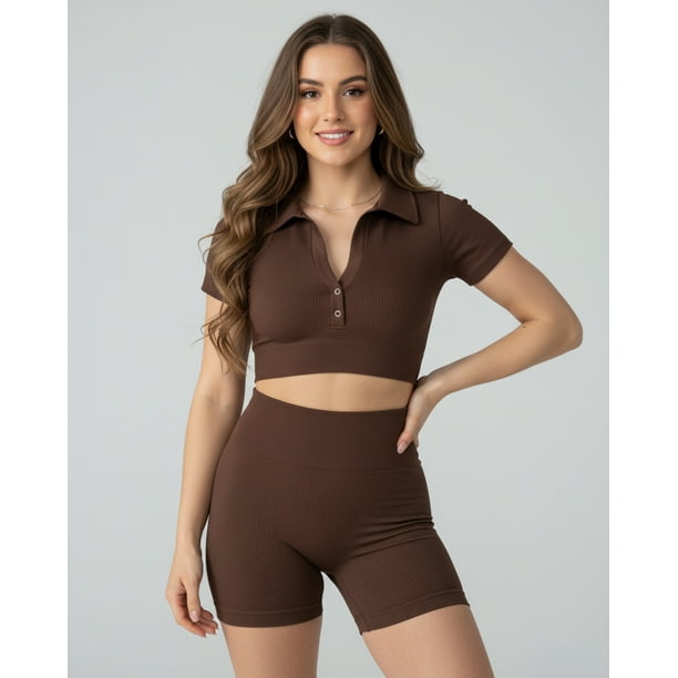 Conjunto Deportivo Mujer Premium Cuello Alto Levanta gluteo