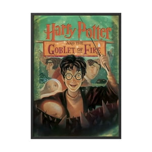 Creango - Cuadro Poster Enmarcado Harry Potter Y El Caliz De Fuego Decorativo
