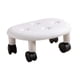 thumbnail image 1 of Taburete Con Asiento De Rodillo Bajo, Taburete Portátil Resistente Para Zapatos, Biblioteca, Cocina, Garaje, Blanco, 1 of 5