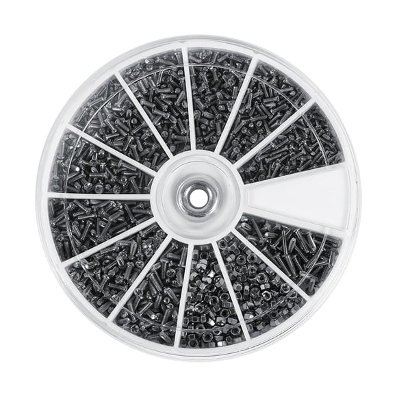 Kit de tornillos y tuercas Jadeshay 600 piezas M1‑M1.6 Acero inoxidable