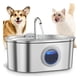 thumbnail image 1 of Bebedero Fuente Para Gatos Perros Acero Inoxidable 3.2l, 1 of 10