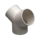 thumbnail image 2 of Conector De Codo De 3 Vías Que Reemplaza Los Conductos De Ventilación De Salida Accesorio De Tubería De PVC En Forma De Y Diámetro De 15 Cm, 2 of 5