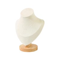 Ioensy - Soporte De Exhibición Colgante De Collar Moda Para Tiendas Minoristas De Mesa Mostrador Beige