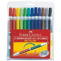 Set De 12 Rotuladores Bicolor Hidrográficas None Faber-Castell