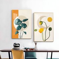 Set De 2 Cuadros Decorativos Marcos De Aluminio By Lubabycas