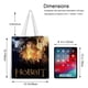 thumbnail image 5 of Hobbit Bolso de tela con estampado de lienzo para mujer, bolsa de compras reutilizable y estética, con cremallera interior, regalo para mujer,40*45cm., 5 of 6