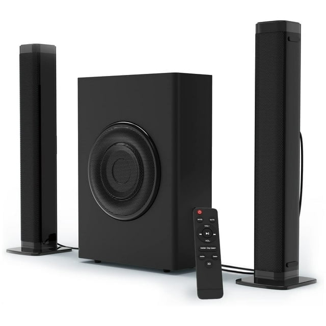 Barra De Sonido Profesional Dr.J Con Subwoofer, Barras De Sonido Separables De 2.1 Canales Para Tv, Sonido Envolvente 3D Opcional Con Bluetooth/Hdmi-Arc/Aux