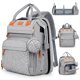 thumbnail image 1 of Mochila JOYCE Para Pañales con Cambiador Gris, 1 of 9
