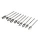 thumbnail image 5 of 10 Piezas 3x6mm Carburo Rotatorio Burr Die Grinder Tallado Bit, 5 of 5
