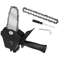 Magideal - Soportes De Motosierra Portátiles De 4 ""Con Llave, , Taladro Eléctrico De Mano En Motosierra Para Árboles, Cortar , Negro