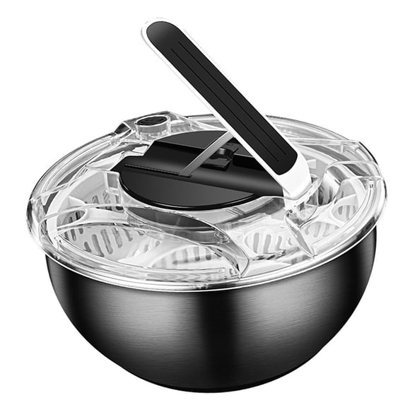 Spinner Rápido Para Ensalada De Acero Inoxidable Para Verduras, Ensaladas, Frutas