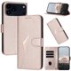 thumbnail image 1 of Funda Cartera Fibra de Carbono para iPhone 17 Pro Max con Soporte y Cierre Magnético Rosa, 1 of 6