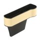 thumbnail image 5 of Organizador De Relleno Para Espacio De Asiento De Coche, Cuero PU, Para Artículos Diversos, Bebidas, Teléfonos Móviles, Lado Beige Co Piloto, 5 of 5