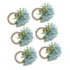 thumbnail image 2 of 6x Servilleteros Con Hebilla De Toalla En Forma De Flor Para La Decoración Navideña De Acción De Gracias Azul, 2 of 3