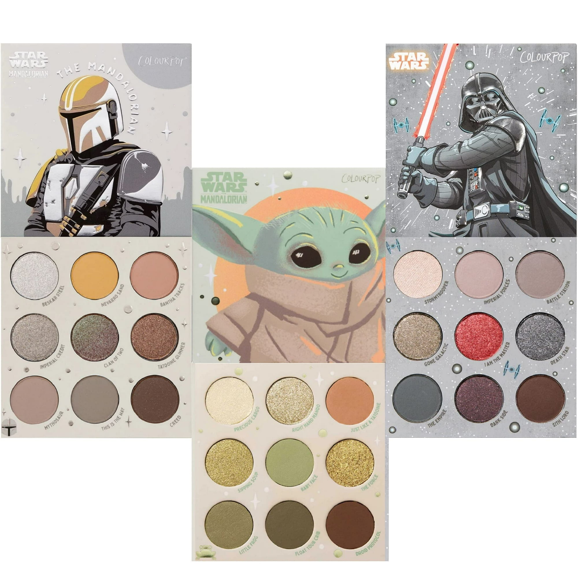 Set De Paletas De Sombras De Ojos Colourpop Darth The Child Trio