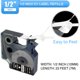 thumbnail image 3 of Cinta de etiquetas compatible con DYMO D1 12 mm x 7 m, paquete de 8, 3 of 7