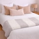 thumbnail image 1 of Manta de franela Nautica 127x152 Waffle cama sofá suavidad superior taupe, 1 of 7
