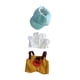 thumbnail image 3 of Muñeca De Peluche Con Parte Superior Y Pantalones, Accesorios Educativos Para Fotografías, Disfraz De Moda Para Niña De 5,91'', Sombrero Verde Y Fruta, 3 of 3