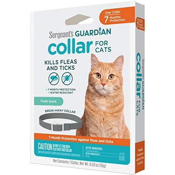 Collar antipulgas y antigarrapatas para gatos Sergeant's Guardian 7 meses