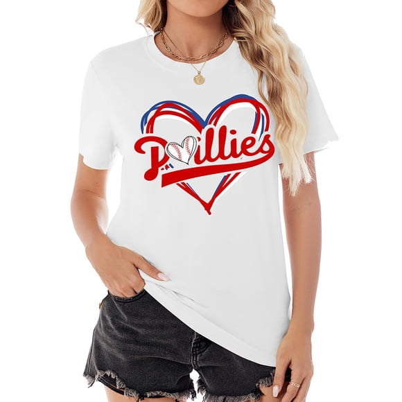 Remera Talovee Baseball Mom para Mujeres Blanca Talla XL