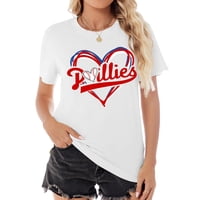 Camiseta Talovee Baseball Para Mujer, Fan Del Béisbol, Para El Día Del Partido, Blanca
