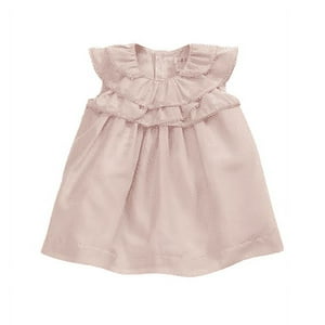 Mamas&Papas - Vestido De Niña Palo Rosa Manga Corta 3/6 Meses