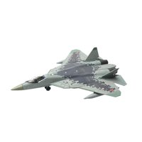 Magideal - Kit De Modelo De Caza, Colección Educativa, Decoración De Escritorio, Juguete De Avión, Habilidades Motoras Finas Para Estantería, Dormitorio, Hogar, Su57