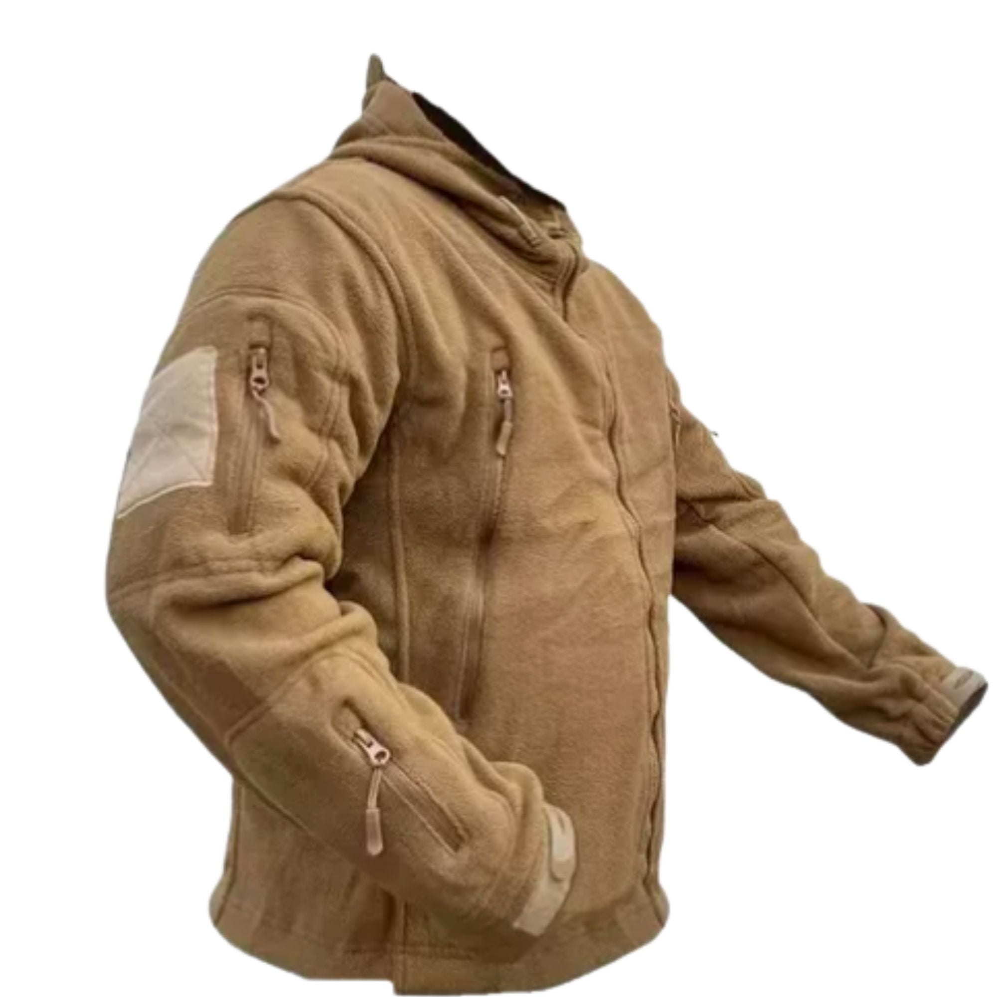 Ekolmac - Chaqueta Polerón Micropolar Táctico Para Hombre Otoño Invierno