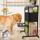 thumbnail image 2 of Comedero elevado para perros SHAINFUN 11‑35 cm 2 × 1700 ml Alimentación lenta, 2 of 8