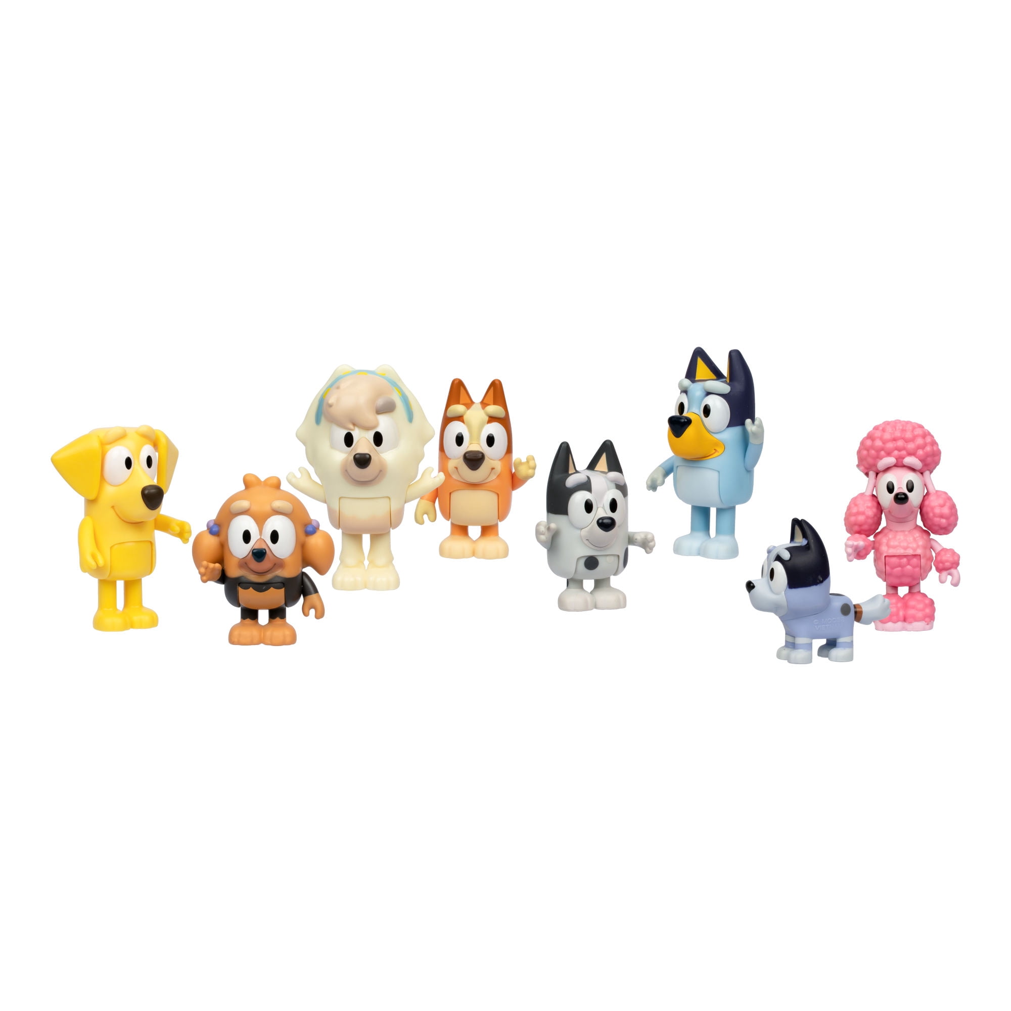 Pack 8 Figuras Bluey