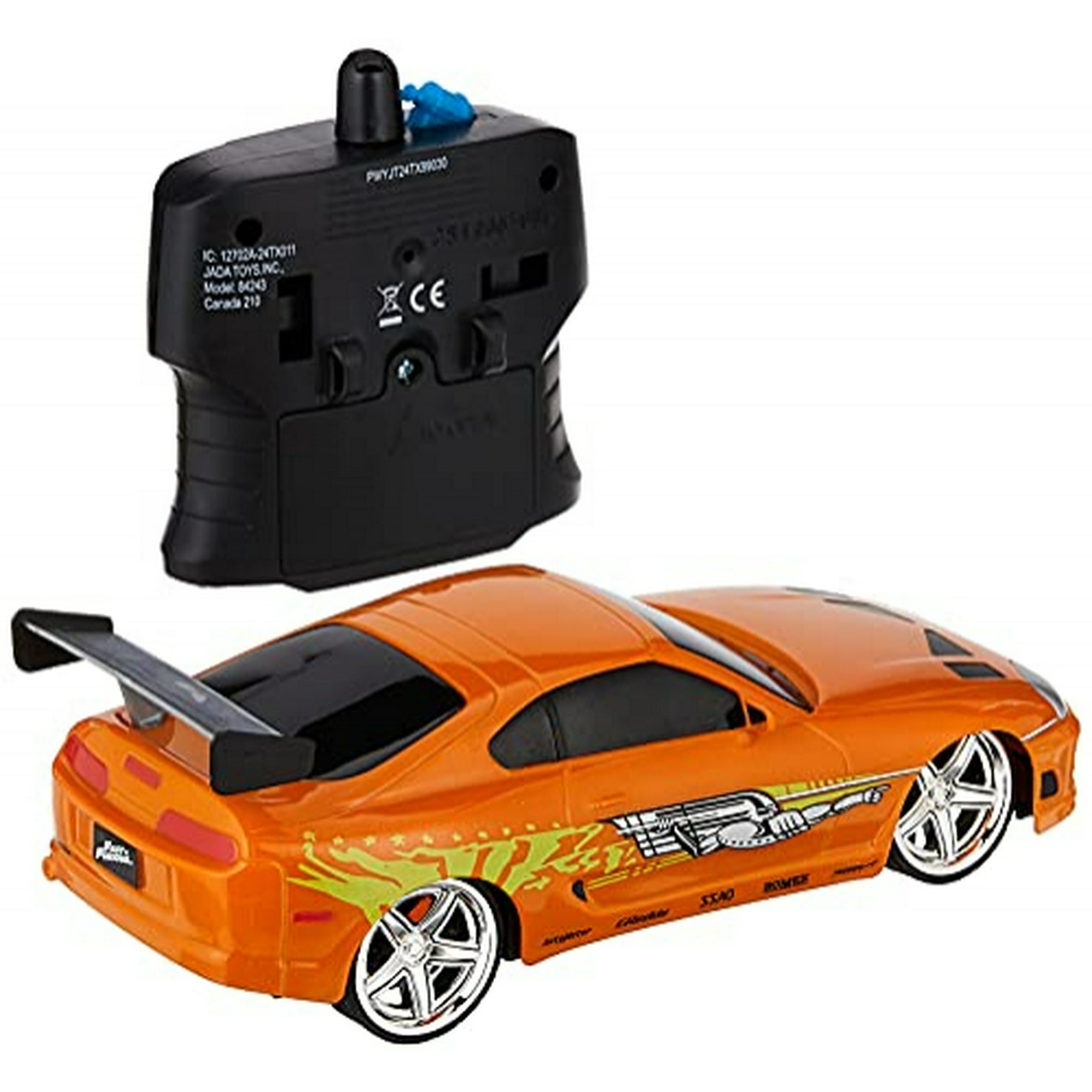 Jada Toys - Jada Jugues - Fast And Furious 1:24 Radio Control, Brian's Toyota Supra
