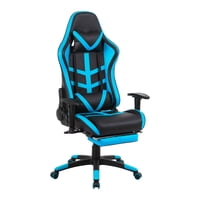 Novahus - Silla Gamer Racing Reclinable Reposapiés Turquesa