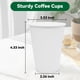 thumbnail image 2 of Vasos de café desechables Cxsel de 12 onzas, 100 unidades, para frío y caliente, 2 of 7