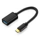 thumbnail image 1 of Adaptador Otg 3.1 Usb-c/usb-a M/h 15cm Negro Us154, 1 of 3