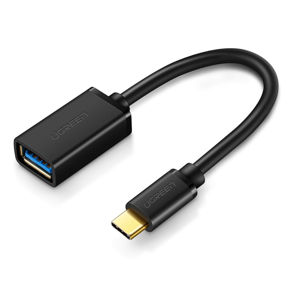 Ugreen - Adaptador Otg 3.1 Usb-c/usb-a M/h 15cm Negro Us154