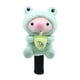 thumbnail image 1 of Funda De Madera Para Cabeza De Golf Para Mujer Cubierta Bonita De Felpa Con Forma De Animal Para Cabeza De Palo Color Verde Para Conductor, 1 of 5