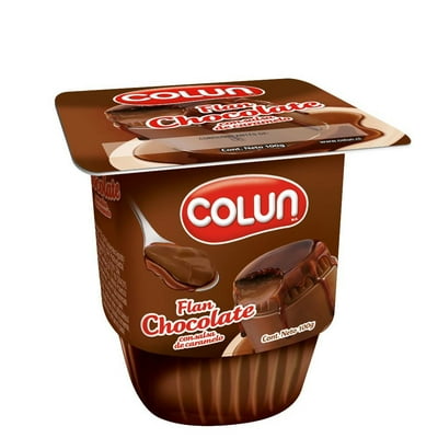 Flan Chocolate Postre 100 G Colun