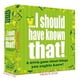 thumbnail image 2 of I Should Have Known That! Puzzle Quiz Game English Card Board Game Trivia Game Green, 2 of 2
