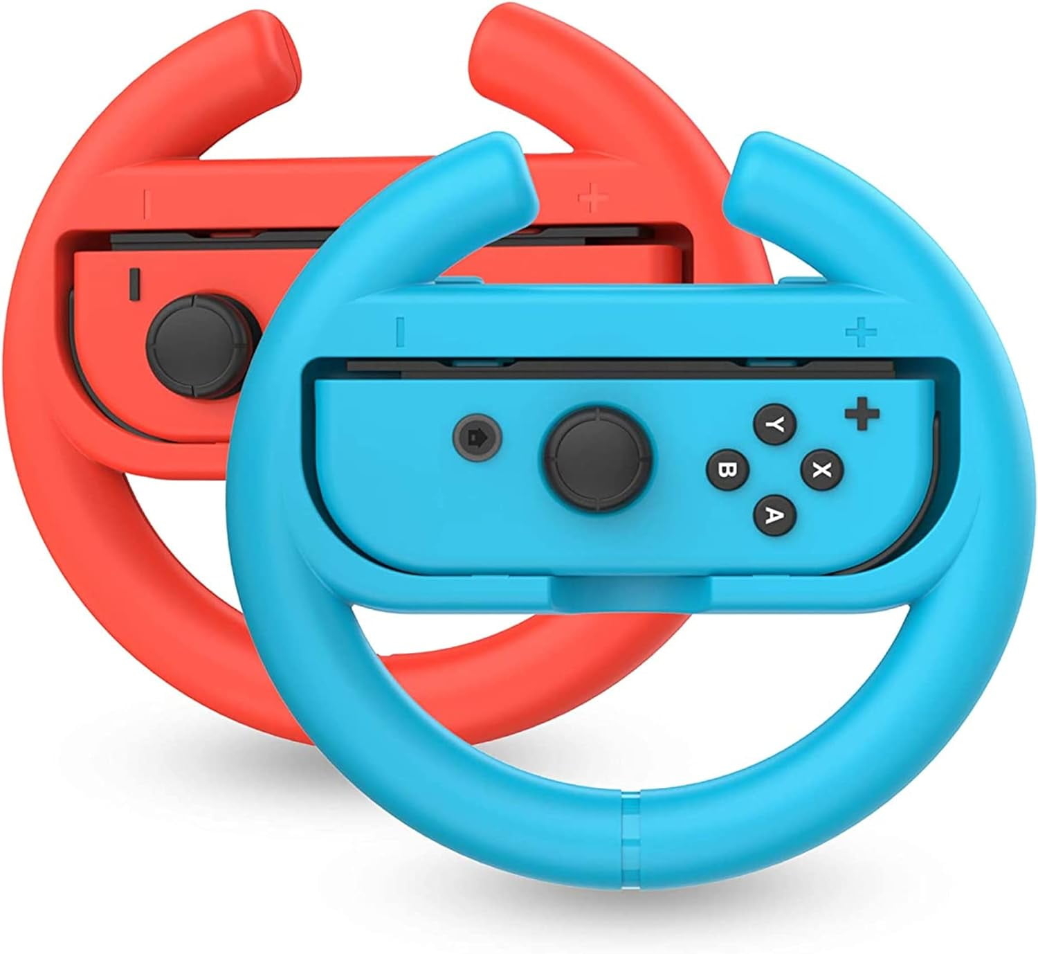 Controlador De Volante Accesorio Aaronmei Pack De 2 Rojo Azul