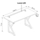 thumbnail image 2 of Escritorio Gamer K 130 cm con Luz Led, 2 of 8