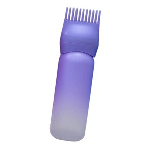 Ioensy - Botella Aplicadora Con Peine Para Raíces, Para Teñir El Cabello, Para Peluquería, Hogar, Violeta