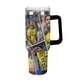 thumbnail image 1 of Jude Bellingham Vaso aislado de acero inoxidable con asa, diseño temático, regalo para familia, amigos y fans; incluye pajita y encaja en el portavasos estándar, 40 oz, 1 of 6