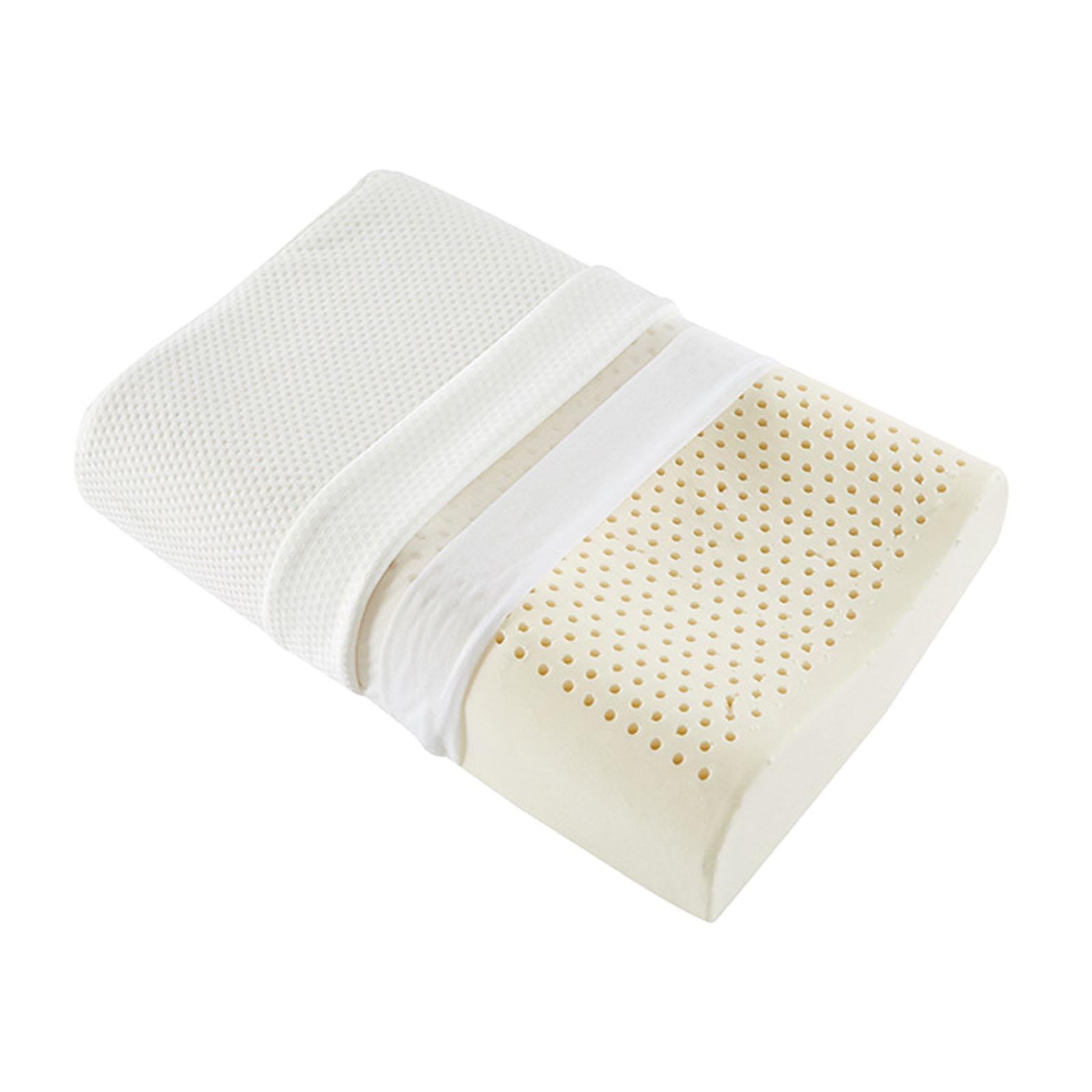 Bothyi - Almohada De Látex Ergonómica Premium Para Dormir Para Una Sola Persona Con Funda Extraíble De 40 Cm X 60 Cm