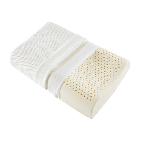 Bothyi - Almohada De Látex Ergonómica Premium Para Dormir Para Una Sola Persona Con Funda Extraíble De 40 Cm X 60 Cm