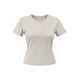thumbnail image 3 of Polera Mujer Básica Manga Corta Cuello Redondo Beige, 3 of 3