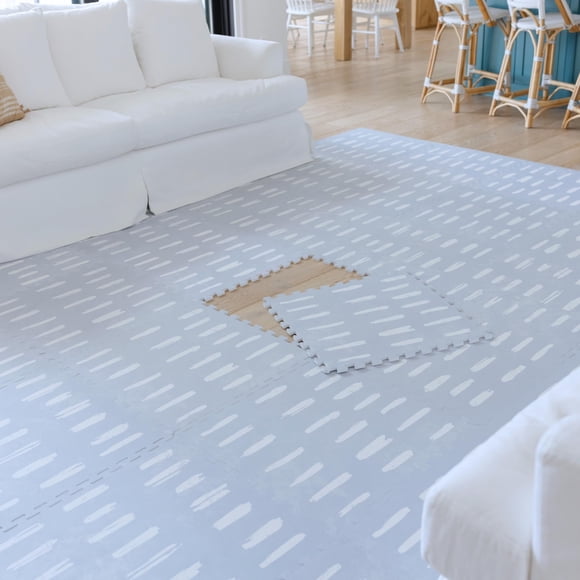 Alfombra de juego Little Landings 244 × 244 cm losetas de espuma EVA