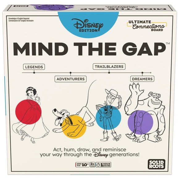 Juego de preguntas y respuestas Spin Master Games SolidRoots Mind The Gap Disney
