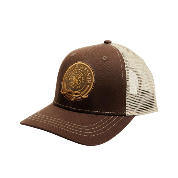 Sombrero de camionero Smith & Wesson, ajustable, marrón, para hombre