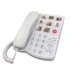 thumbnail image 2 of Teléfono Benotek con pantalla con botones grandes con cable para personas mayores, color rojo, 2 of 7